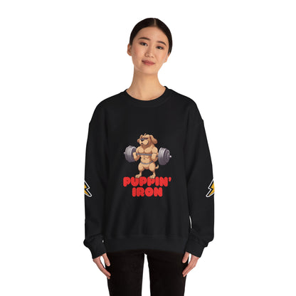 Puppin' Iron - Crewneck Sweatshirt