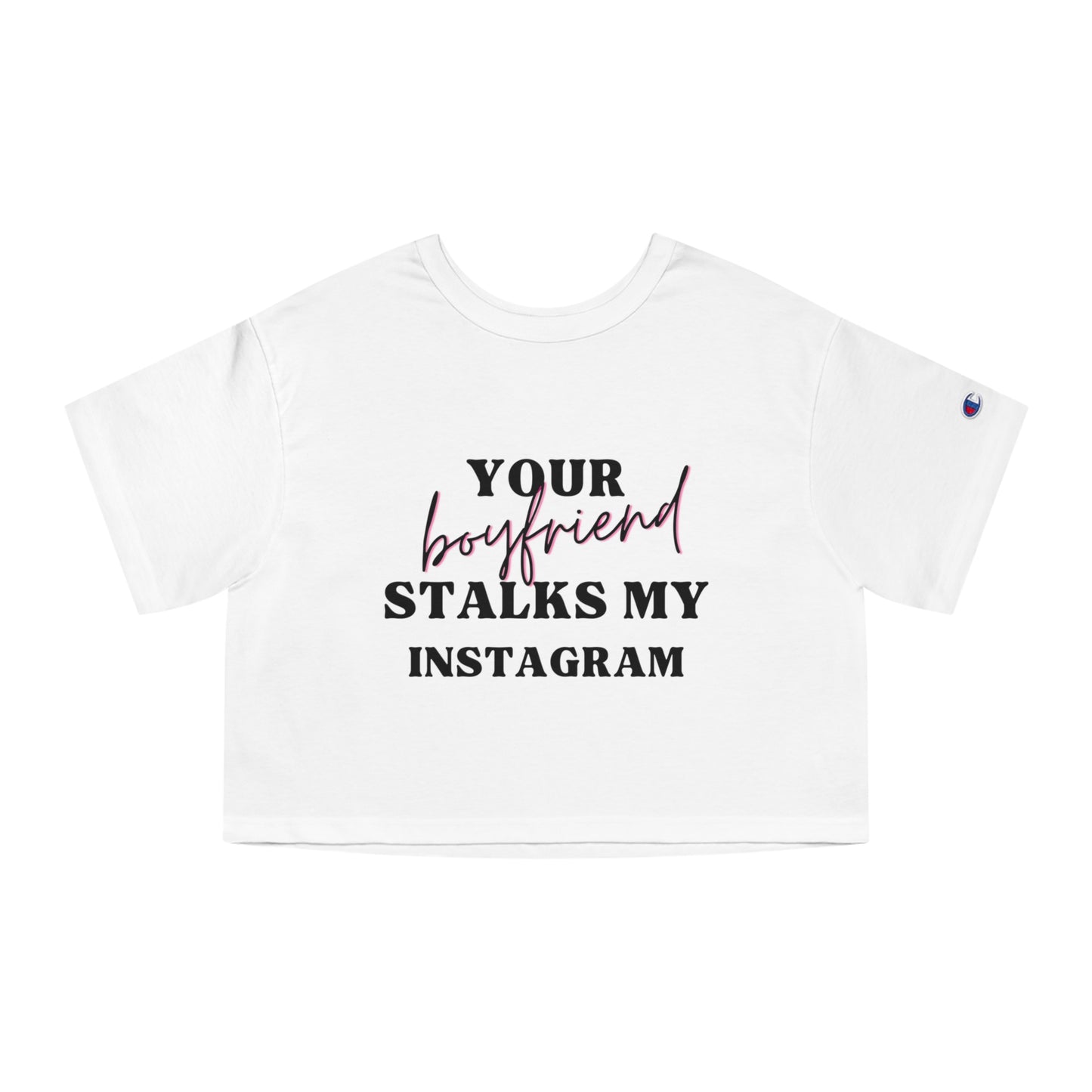 Stalker Champions X Happy Saturday Cropped T-Shirt