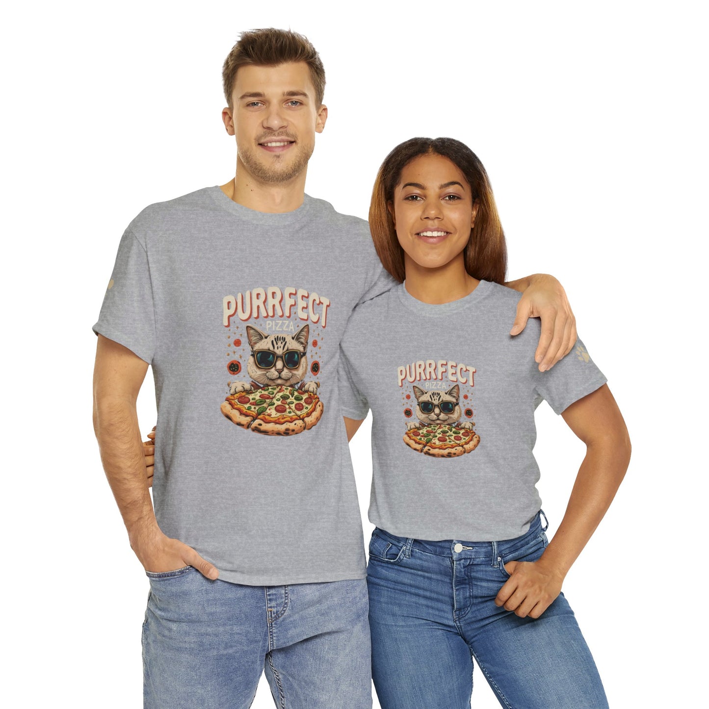 Cat X Pizza - Cotton Blend™ Tee