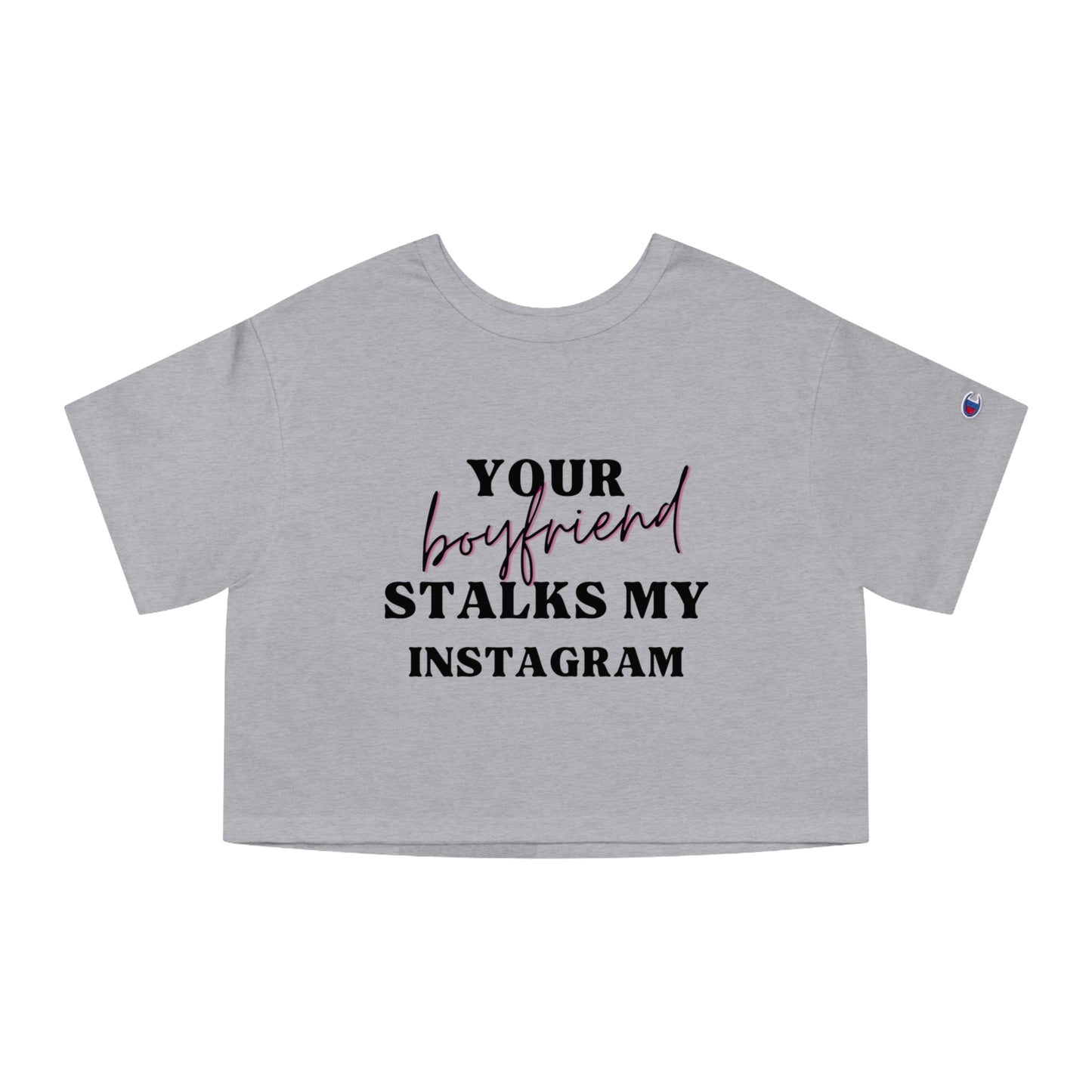 Stalker Champions X Happy Saturday Cropped T-Shirt