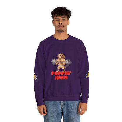 Puppin' Iron - Crewneck Sweatshirt