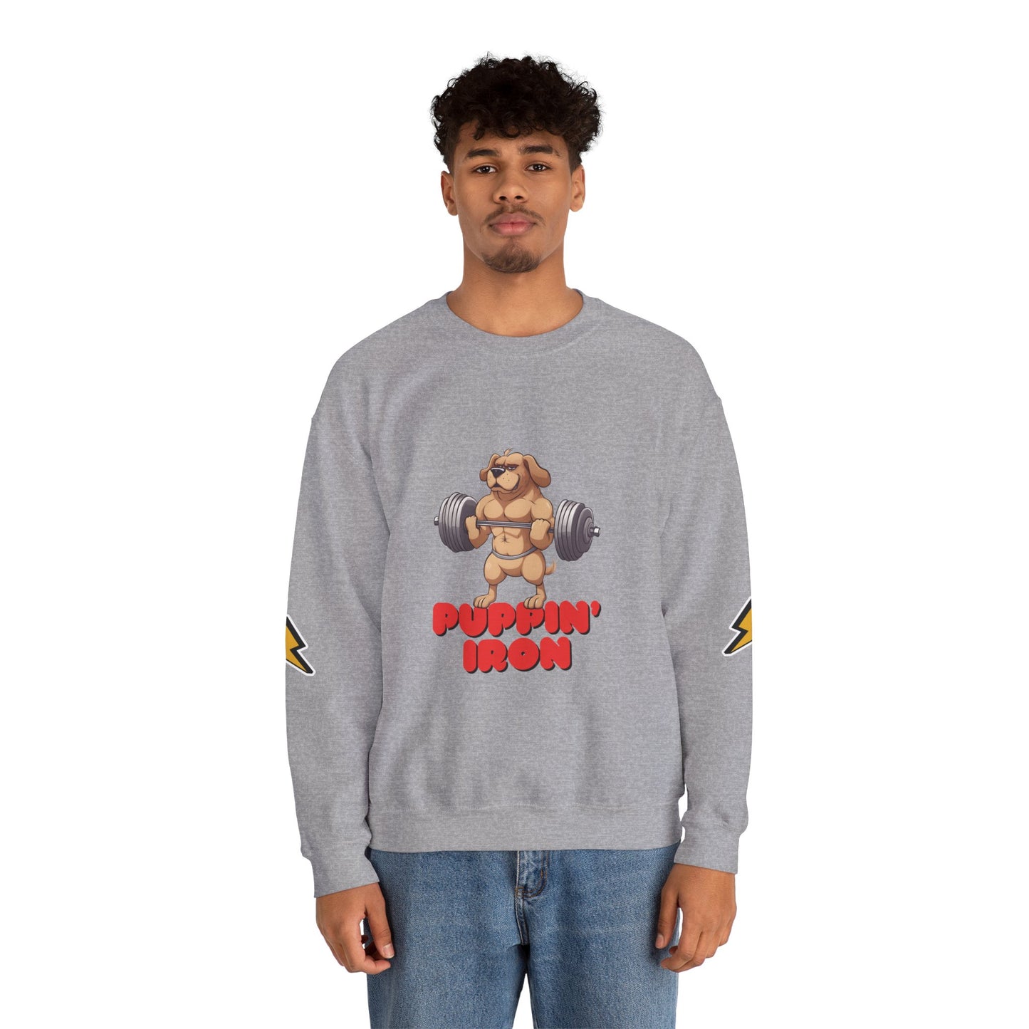 Puppin' Iron - Crewneck Sweatshirt