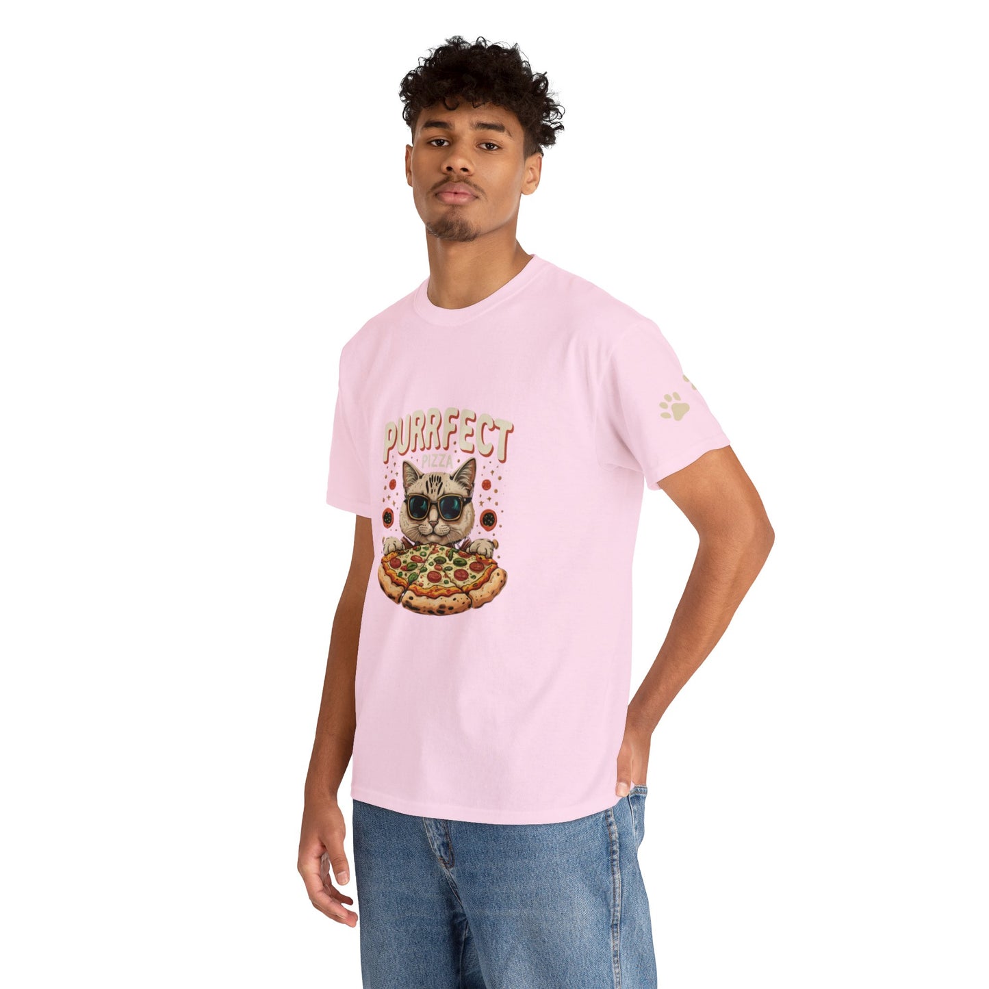 Cat X Pizza - Cotton Blend™ Tee