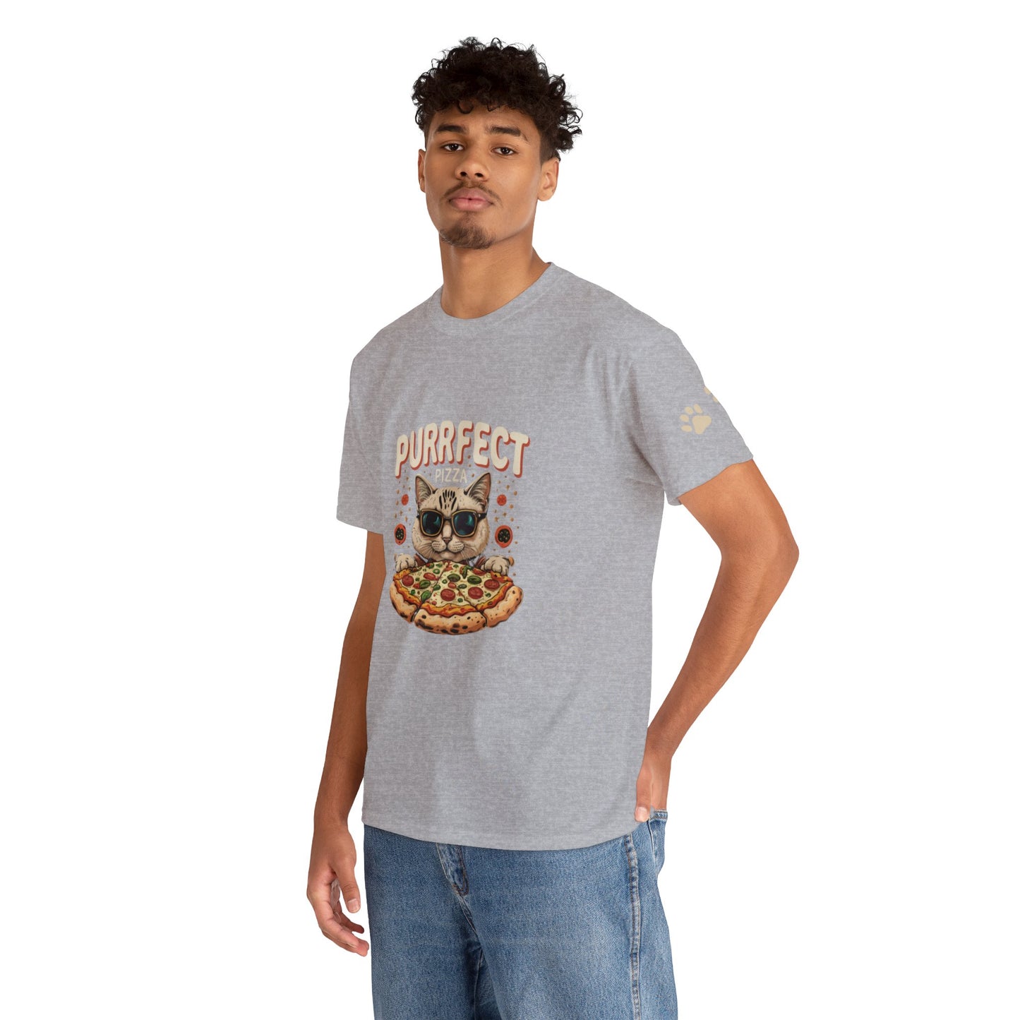 Cat X Pizza - Cotton Blend™ Tee