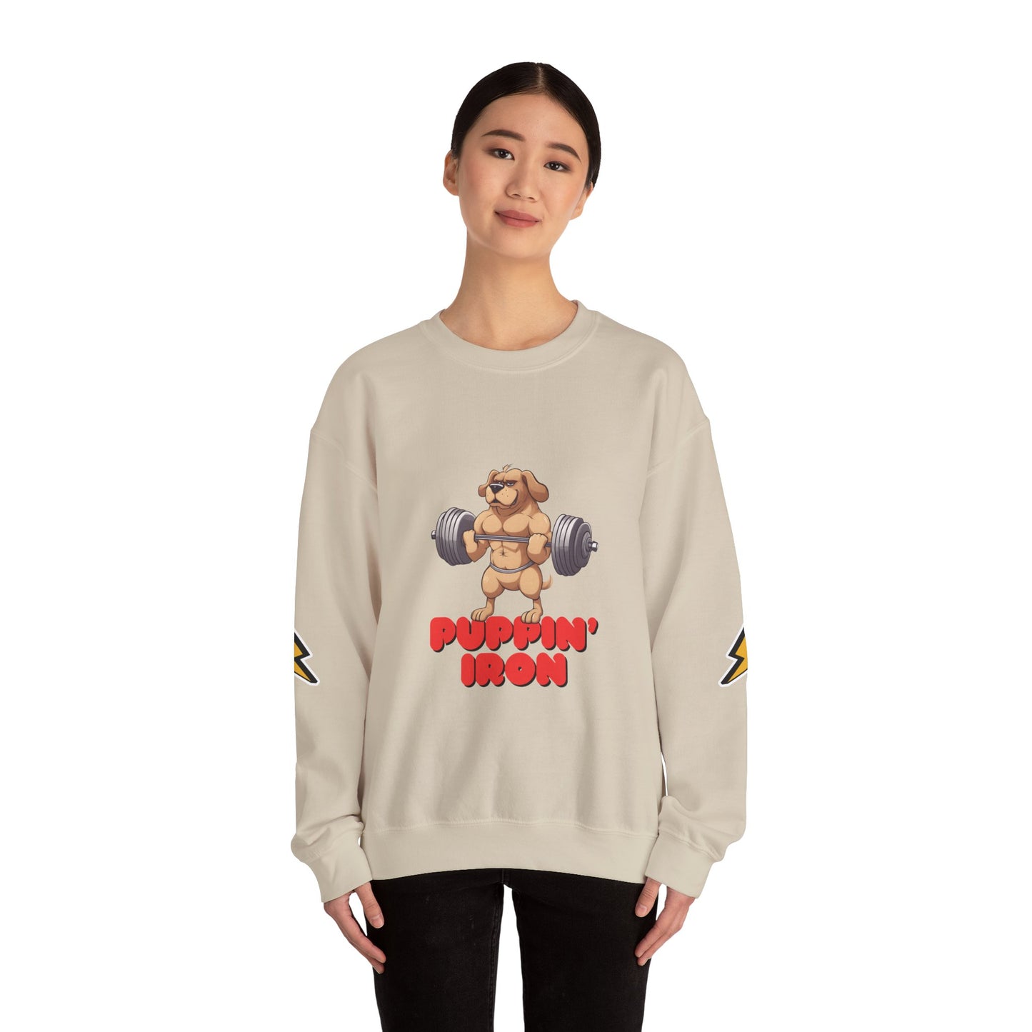 Puppin' Iron - Crewneck Sweatshirt