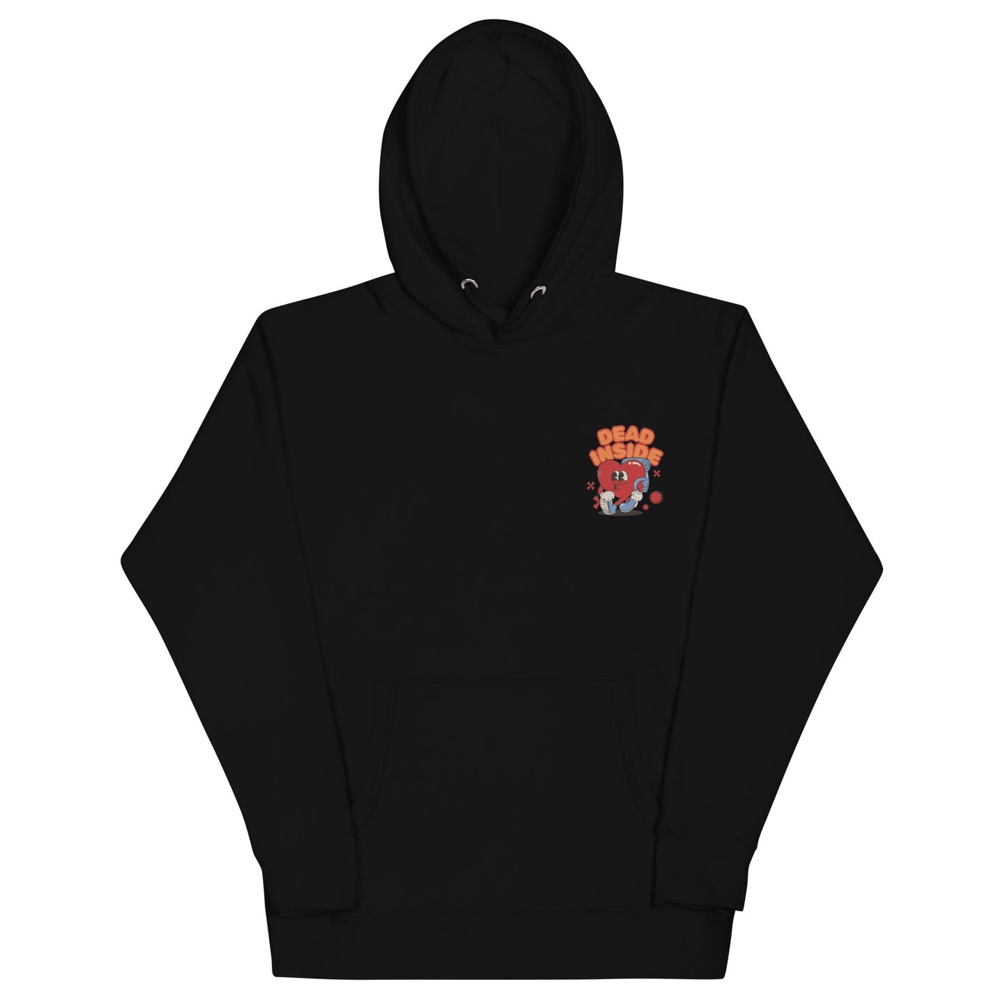 Dead Inside Embroidery Unisex Hoodie