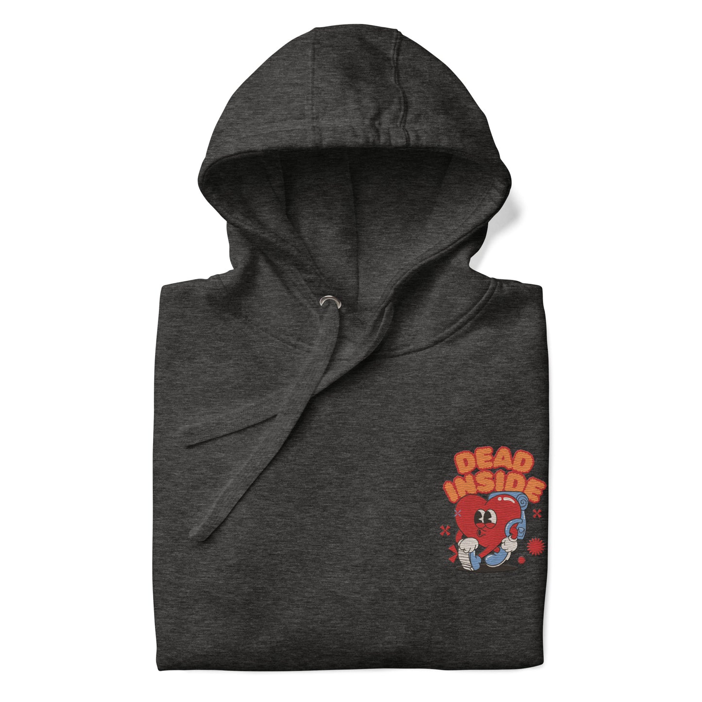 Dead Inside Embroidery Unisex Hoodie